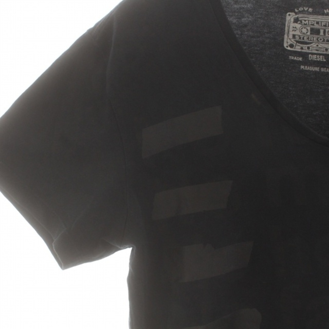 DIESEL(ディーゼル)のディーゼル DIESEL Tシャツ カットソー ロゴ プリント 半袖 M 黒 メンズのトップス(Tシャツ/カットソー(半袖/袖なし))の商品写真