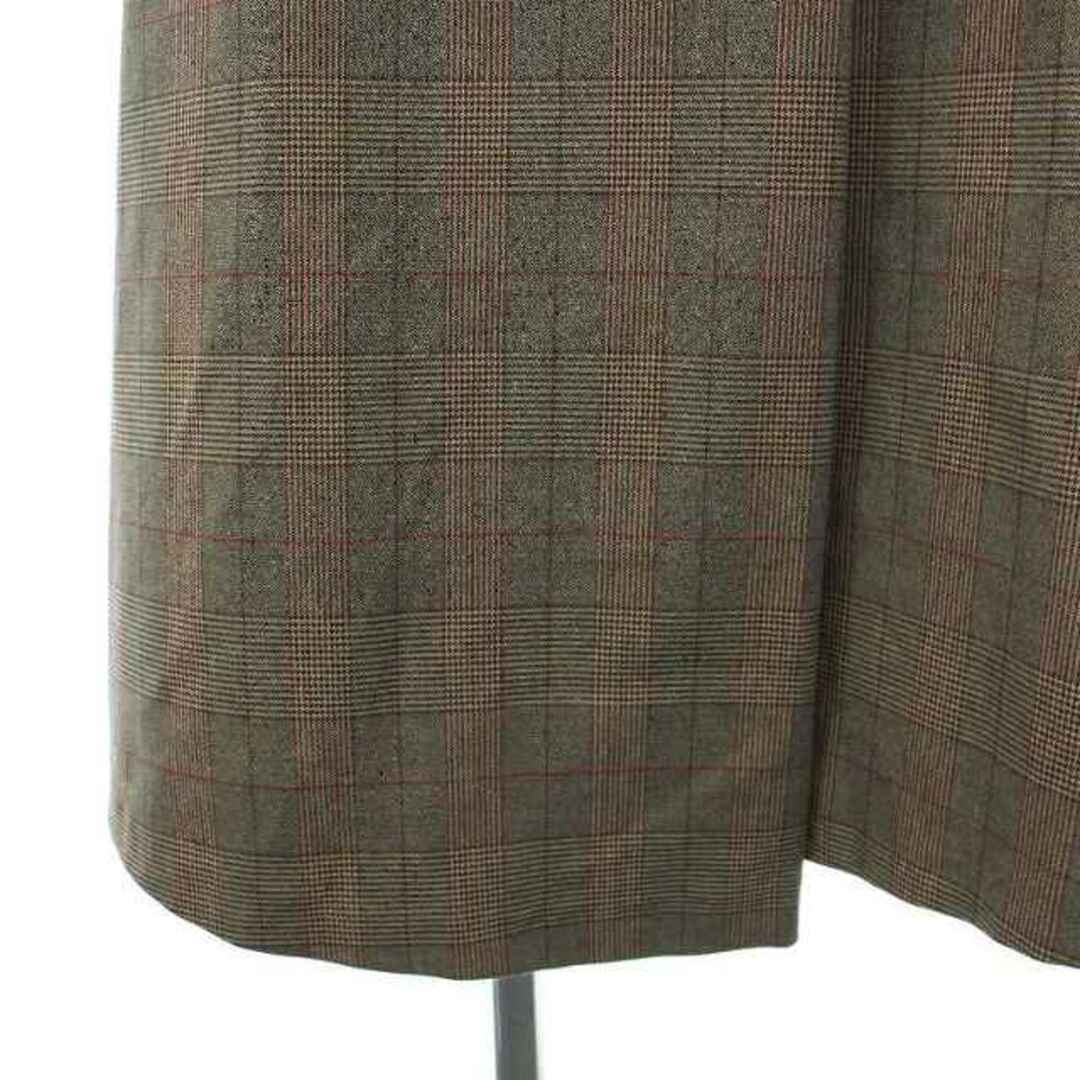 ANAYI(アナイ)のアナイ スカート フレア チェック柄 ミモレ丈 ロング 38 M グレー レディースのスカート(ロングスカート)の商品写真