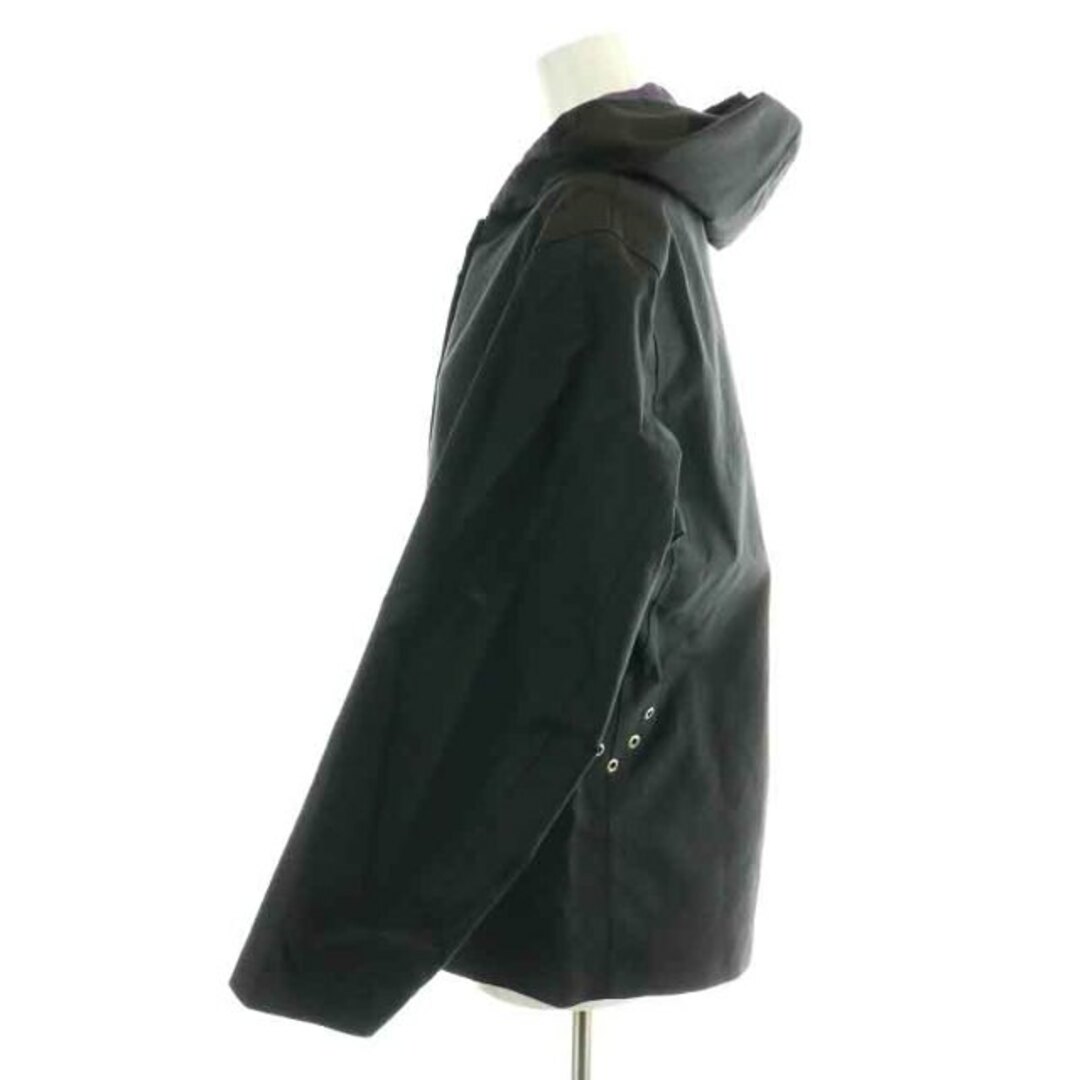 MACKINTOSH(マッキントッシュ)のマッキントッシュ ジャケット ブルゾン シングル ゴム引き 34 XS 黒 紫 レディースのジャケット/アウター(ブルゾン)の商品写真