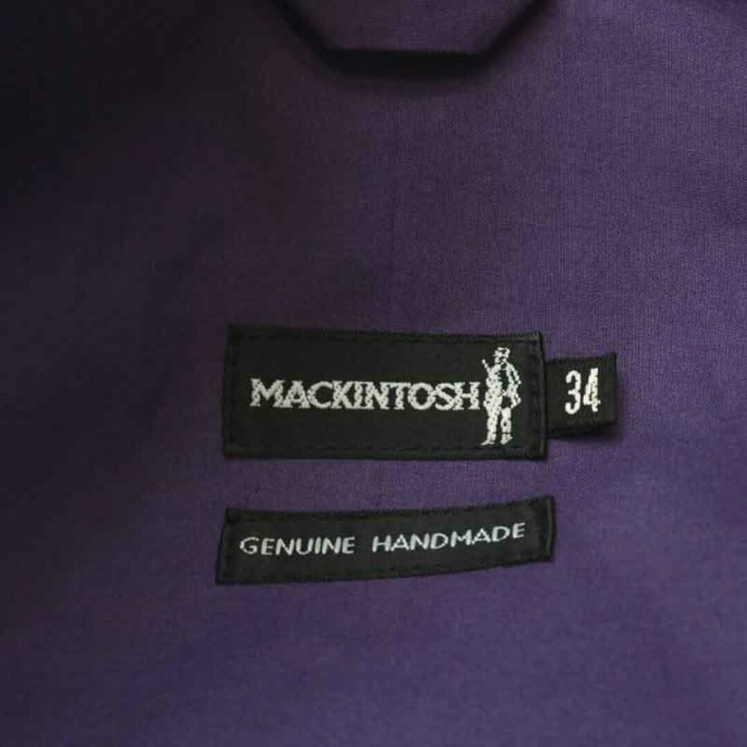 MACKINTOSH(マッキントッシュ)のマッキントッシュ ステンカラーコート スプリングコート ロング 34 XS 紫 レディースのジャケット/アウター(その他)の商品写真