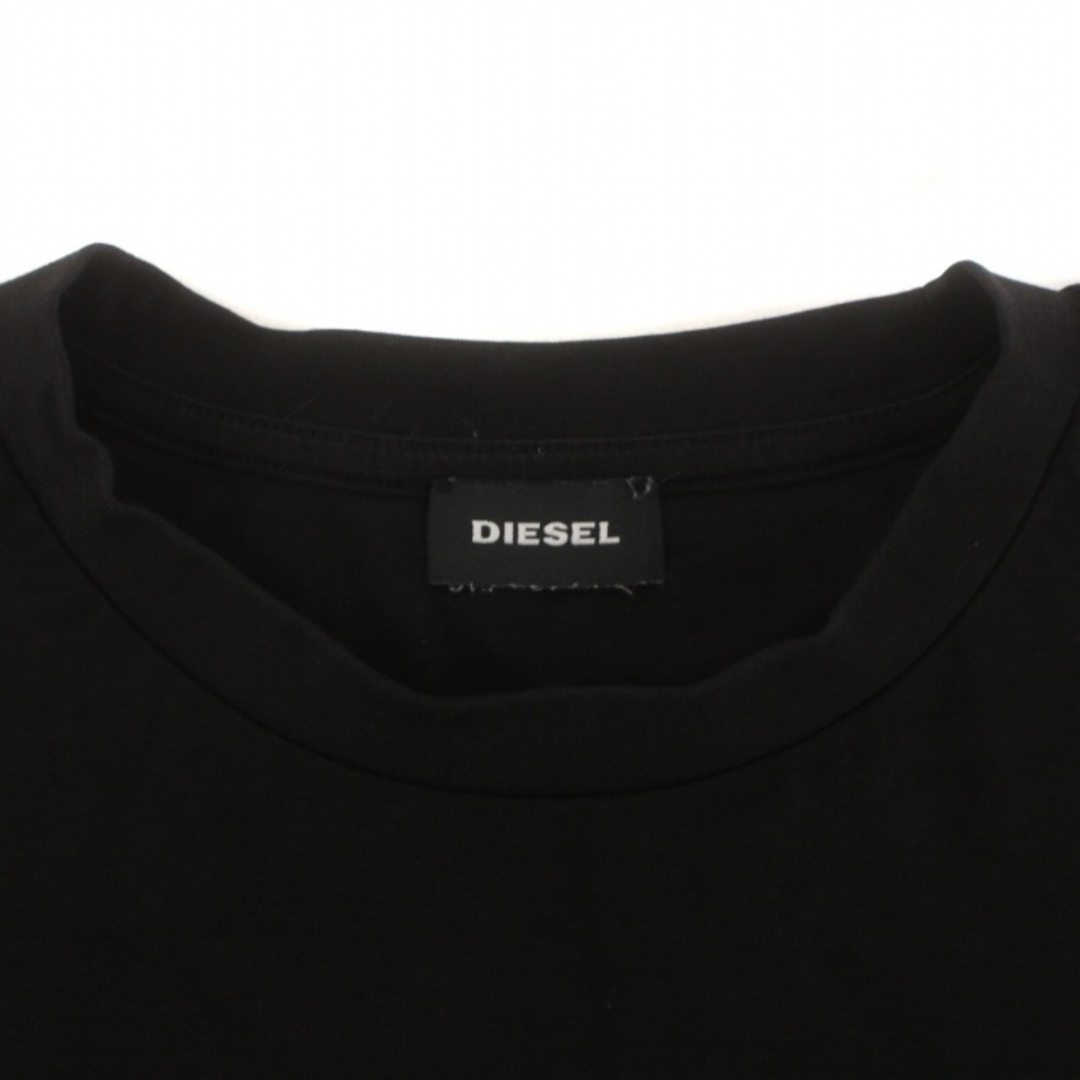 DIESEL(ディーゼル)のDIESEL Tシャツ カットソー ロゴ クルーネック 半袖 M 黒 メンズのトップス(Tシャツ/カットソー(半袖/袖なし))の商品写真