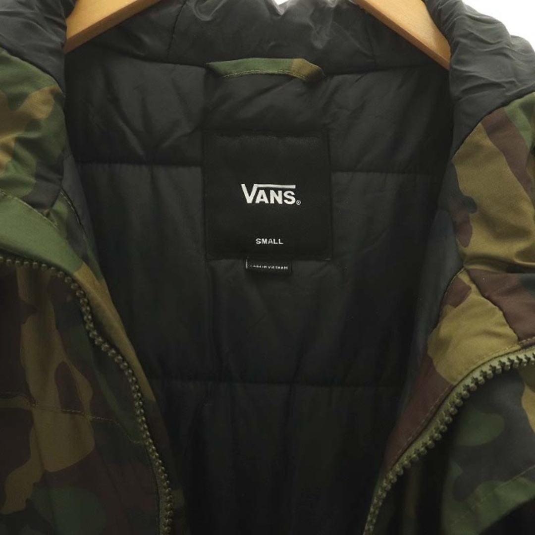 VANS(ヴァンズ)のバンズ 中綿コート ロング フード アウター カモフラ 迷彩柄 S カーキ 緑 メンズのジャケット/アウター(その他)の商品写真
