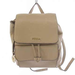 フルラ FURLA ミニリュックサック デイバッグ レザー ベージュ