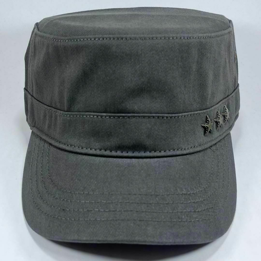 ワークキャップ メンズ カーキ　大きいサイズ 帽子 アウトドア　新品　未使用 メンズの帽子(キャップ)の商品写真