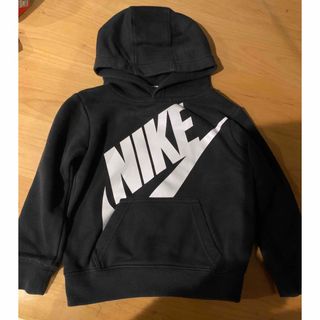 ナイキ(NIKE)の再度値下げ中　NIKE パーカー　黒　サイズ90(Tシャツ/カットソー)