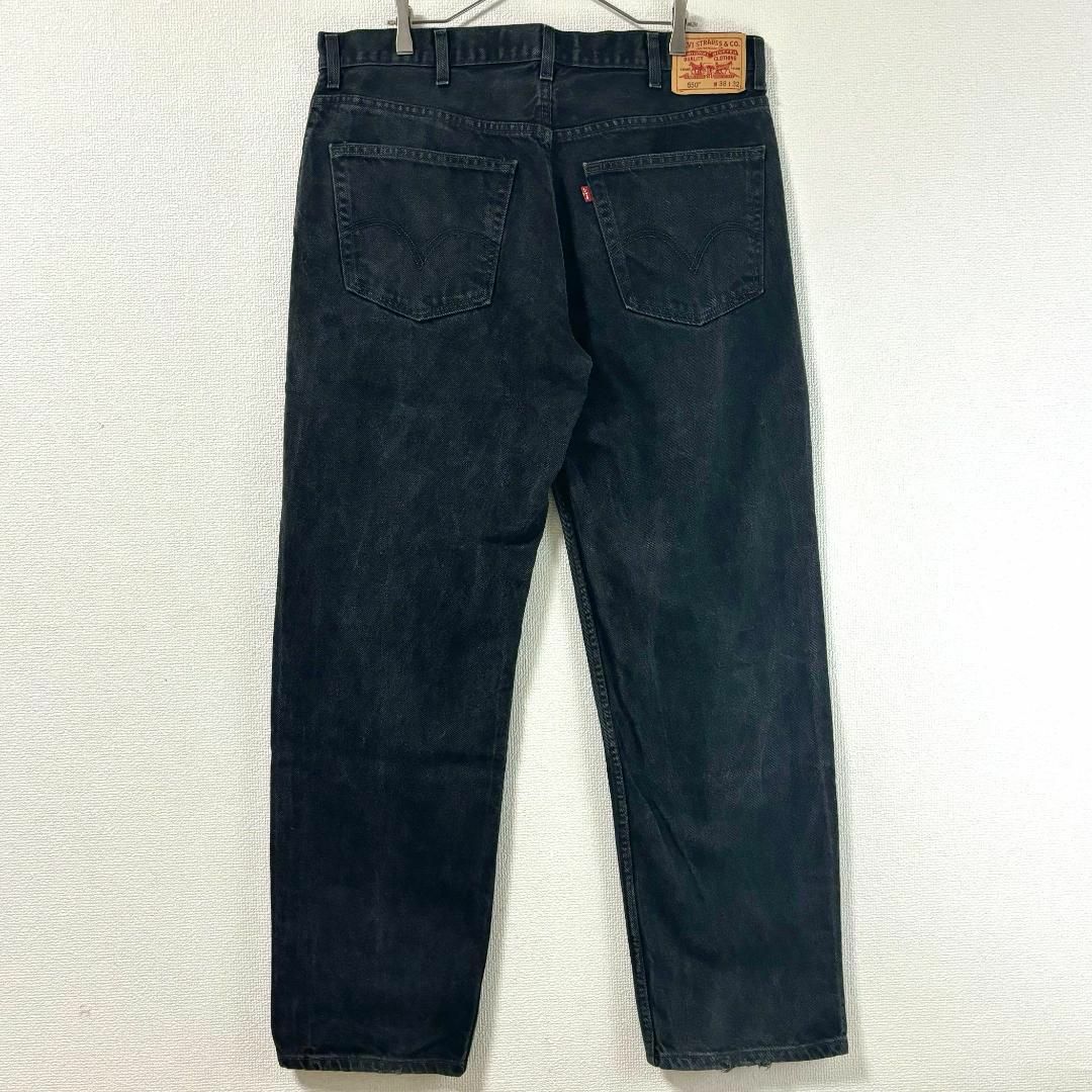 Levi's(リーバイス)のリーバイス550 Levis W38 ブラックデニムパンツ 黒 00s 8230 メンズのパンツ(デニム/ジーンズ)の商品写真