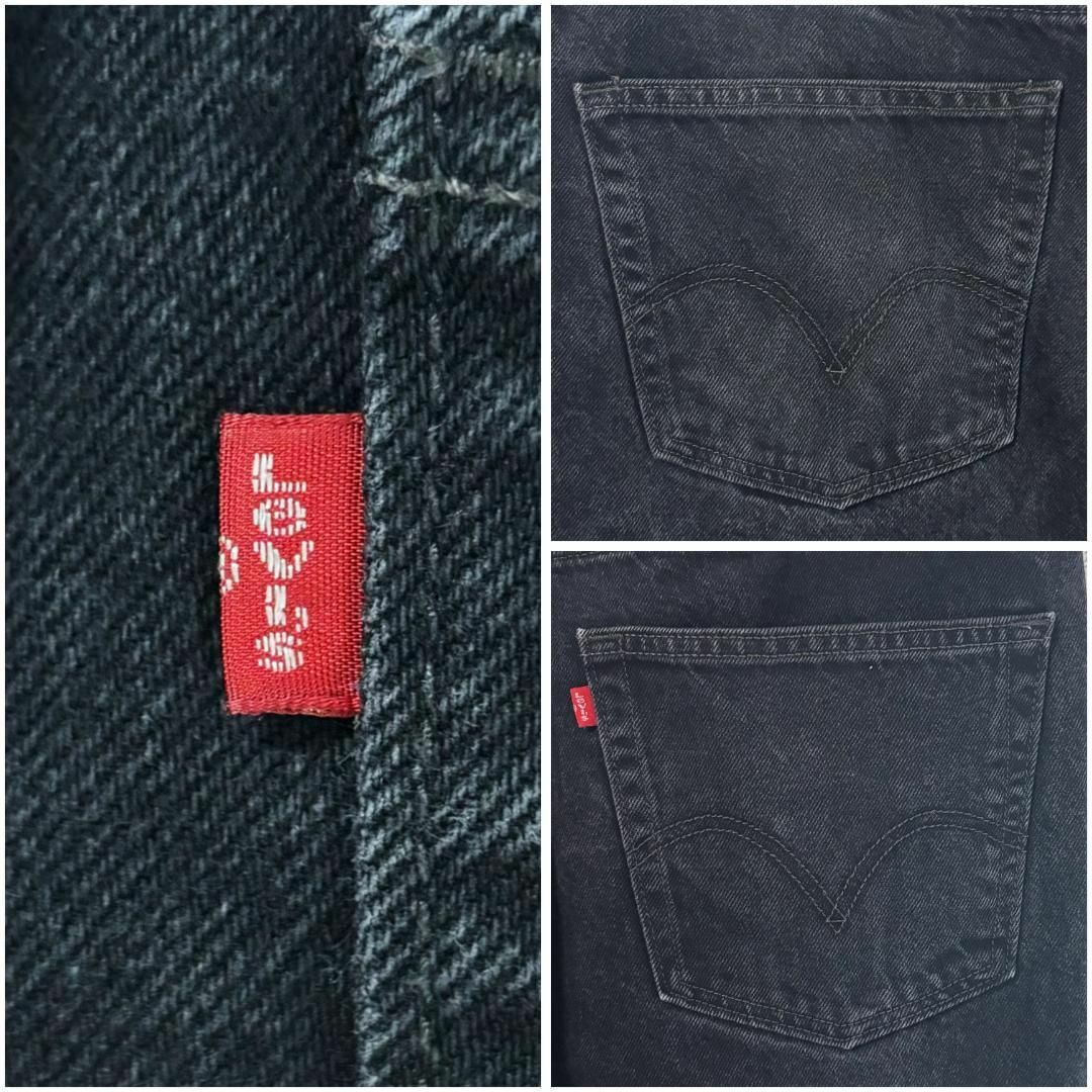 Levi's(リーバイス)のリーバイス550 Levis W38 ブラックデニムパンツ 黒 00s 8230 メンズのパンツ(デニム/ジーンズ)の商品写真