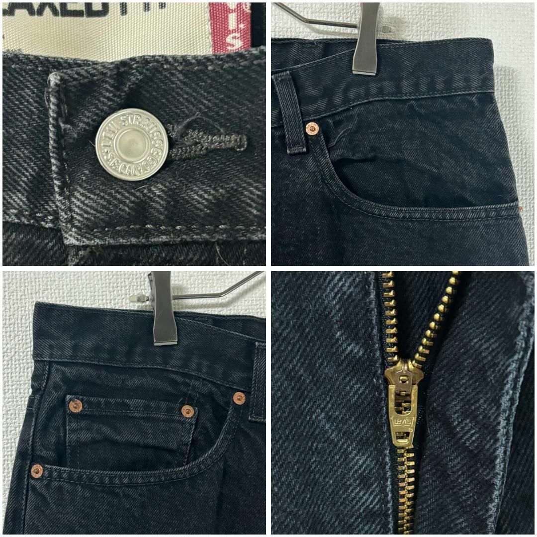 Levi's(リーバイス)のリーバイス550 Levis W38 ブラックデニムパンツ 黒 00s 8230 メンズのパンツ(デニム/ジーンズ)の商品写真