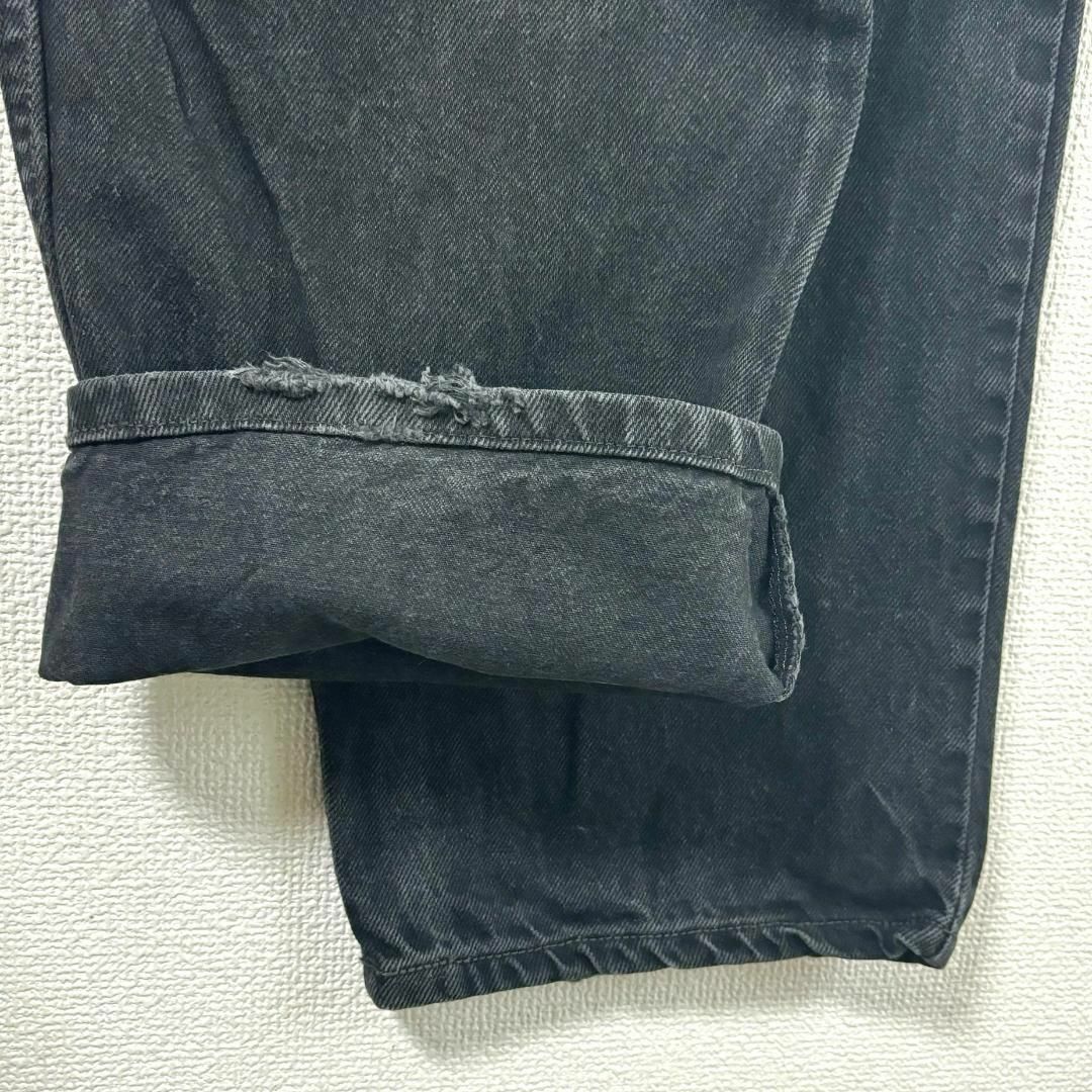 Levi's(リーバイス)のリーバイス550 Levis W38 ブラックデニムパンツ 黒 00s 8230 メンズのパンツ(デニム/ジーンズ)の商品写真