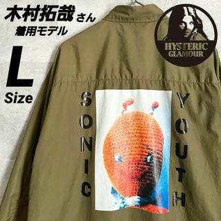 ヒステリックグラマー(HYSTERIC GLAMOUR)のL★ヒステリックグラマー SONIC YOUTH 4ポケット長袖シャツ キムタク(シャツ)