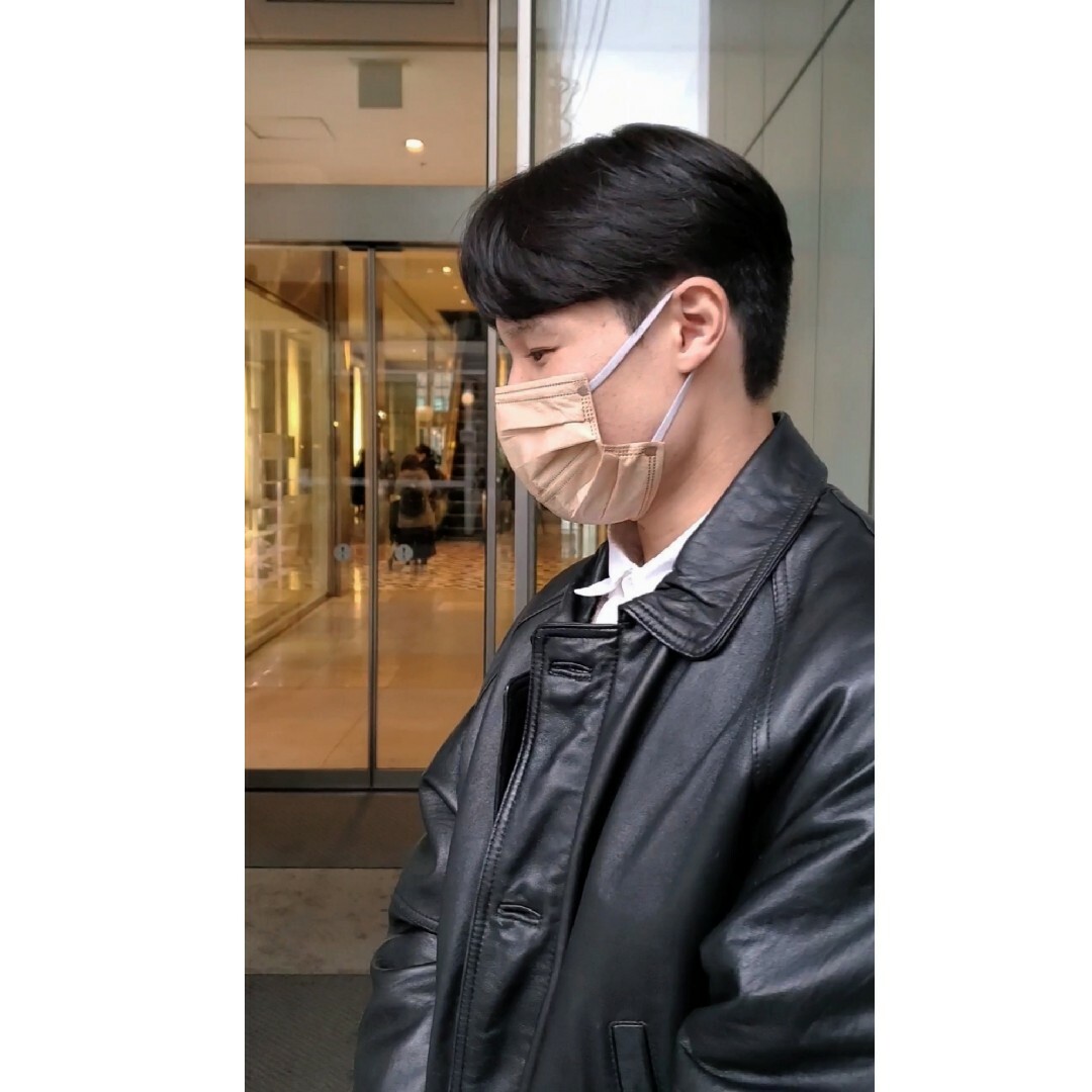 AOKI(アオキ)のvintage leather  jacket　90s メンズのジャケット/アウター(レザージャケット)の商品写真