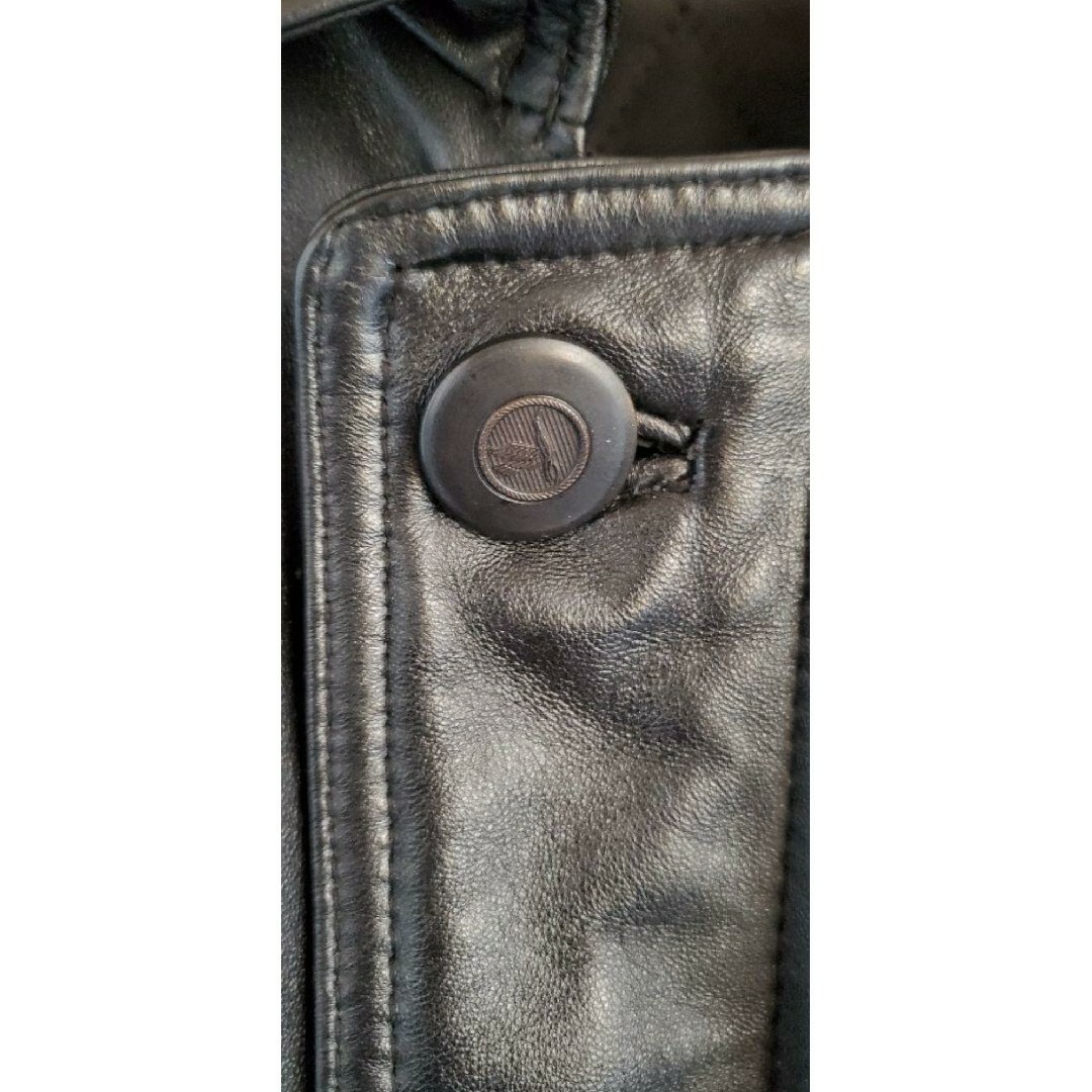 AOKI(アオキ)のvintage leather  jacket　90s メンズのジャケット/アウター(レザージャケット)の商品写真