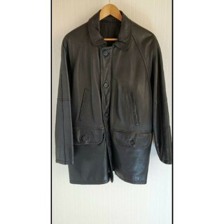 アオキ(AOKI)のvintage leather  jacket　90s(レザージャケット)