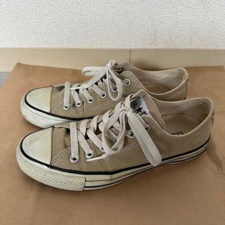 コンバース(CONVERSE)のCONVERSE オールスター キャンバス ベージュ 24cm(スニーカー)