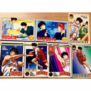 スラムダンク　SLAMDUNK カードダス　流川楓桜木花道木暮(シングルカード)