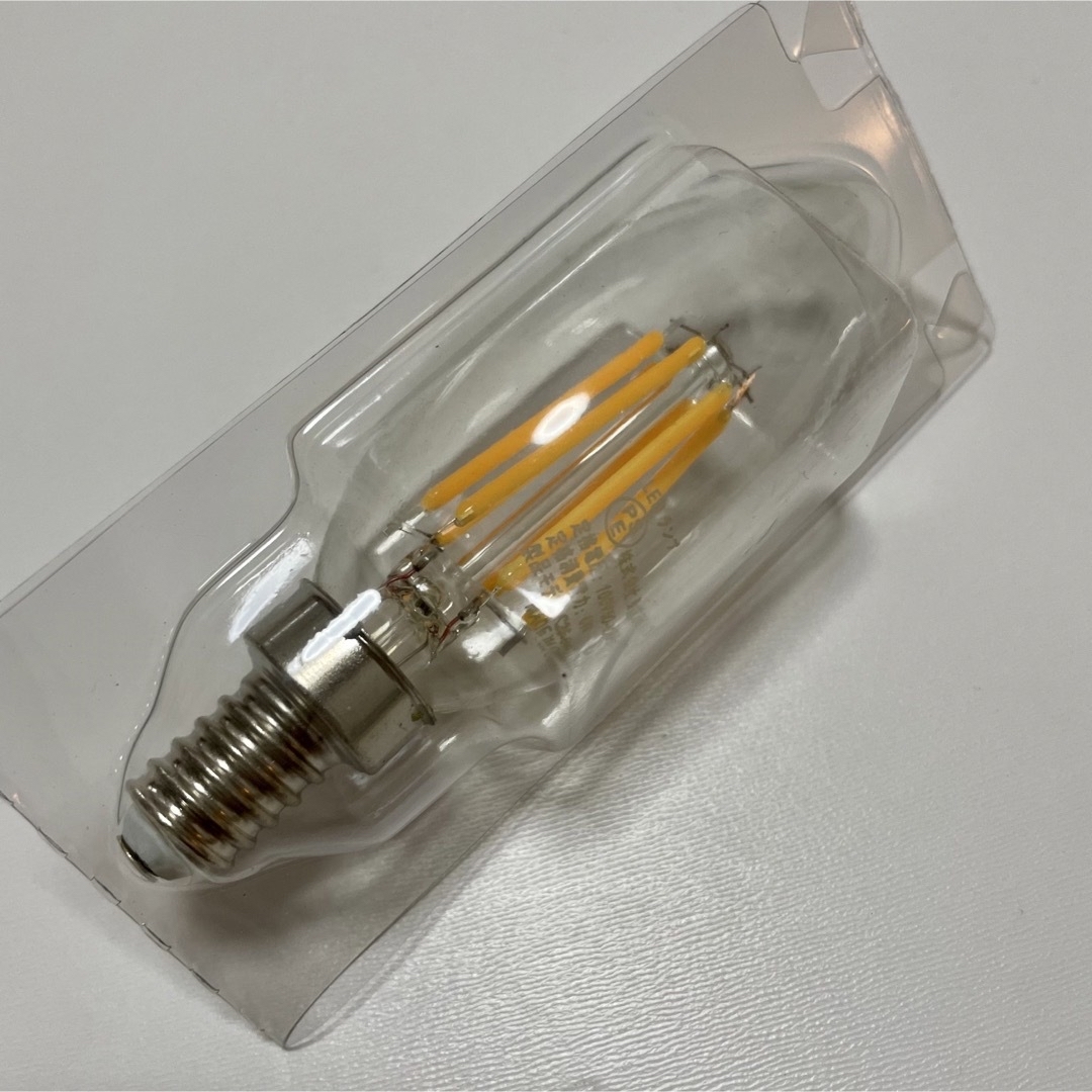 らくま様 LED BULB シャンデリア電球 2個 インテリア/住まい/日用品のライト/照明/LED(蛍光灯/電球)の商品写真