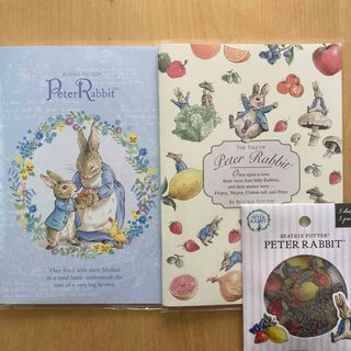 PETER RABBIT（TM） - ピーターラビット　A5ノート & ドロップシール　3点セット