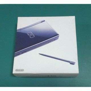 ニンテンドーDS(ニンテンドーDS)の【中古品・外箱、充電器あり】美品 ニンテンドーDS LiteエナメルネービーA5(携帯用ゲーム機本体)