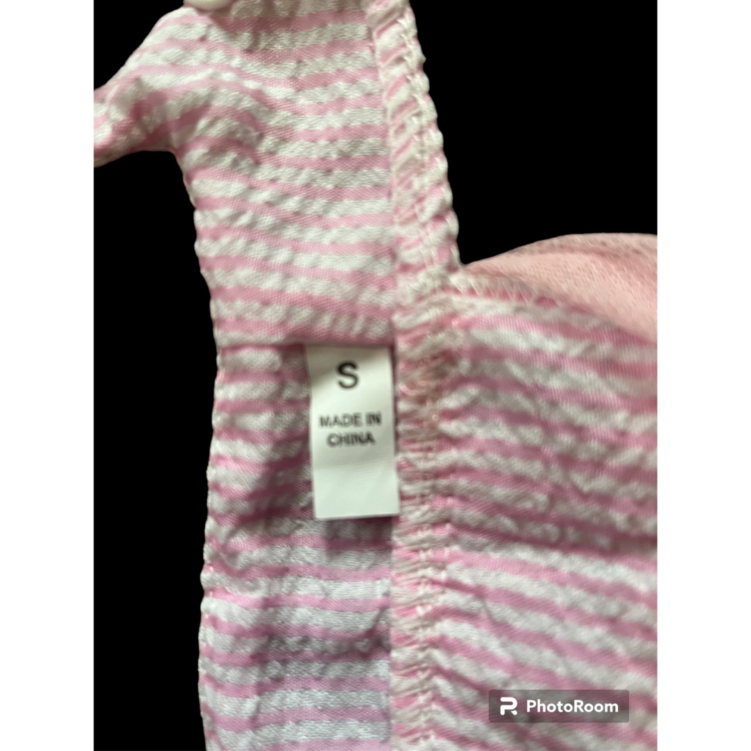 フリルいっぱいのワンピース　ペット用　ピンク ハンドメイドのペット(ペット服/アクセサリー)の商品写真