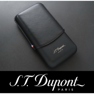 DuPont - 3553◆S.T.Dupontデュポン葉巻ケース3本用トリプル定価36,300円