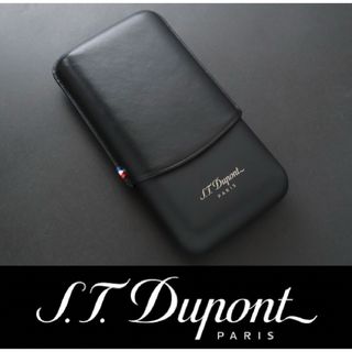 デュポン(DuPont)の3553◆S.T.Dupontデュポン葉巻ケース3本用トリプル定価36,300円(タバコグッズ)