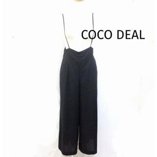 COCO DEAL - ココディール　サスペンダー　パンツ　サロペット　ブラック