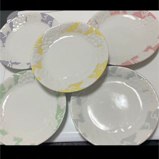 B.grain 平皿　丸皿　5枚セット　中古品(食器)