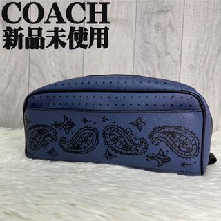 新品♡人気♡COACH コーチ ペイズリー クラッチバッグ