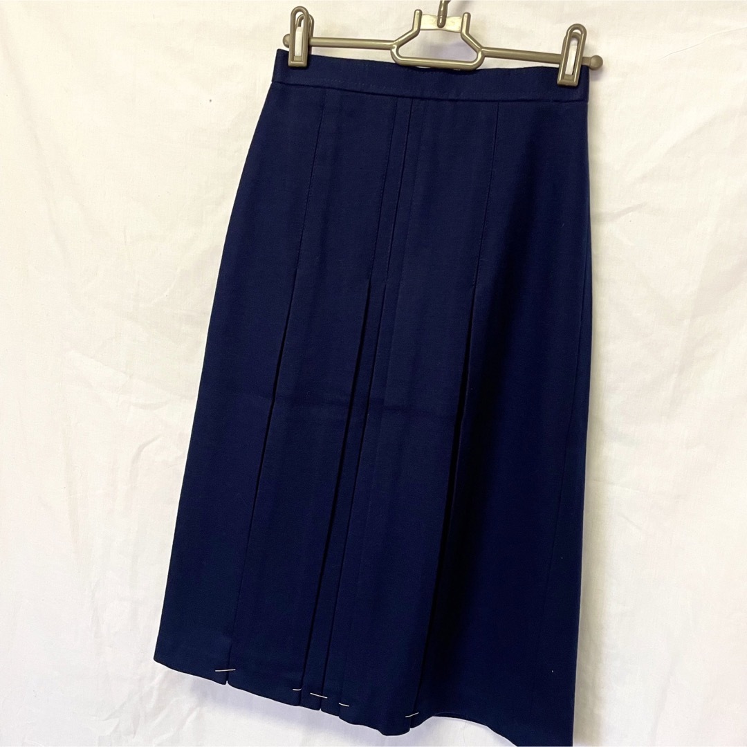 Lochie(ロキエ)の美品【 vintage 】 デッドストック　ネイビー　モードデザインスカート レディースのスカート(ロングスカート)の商品写真