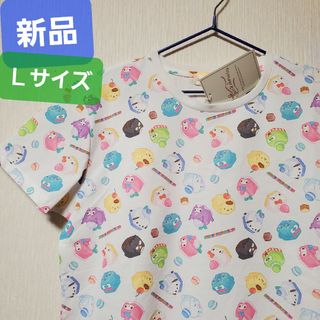 新品 サンリオ tシャツ キティ 総柄 マイメロ シナモン ハンギョドン ばつ丸