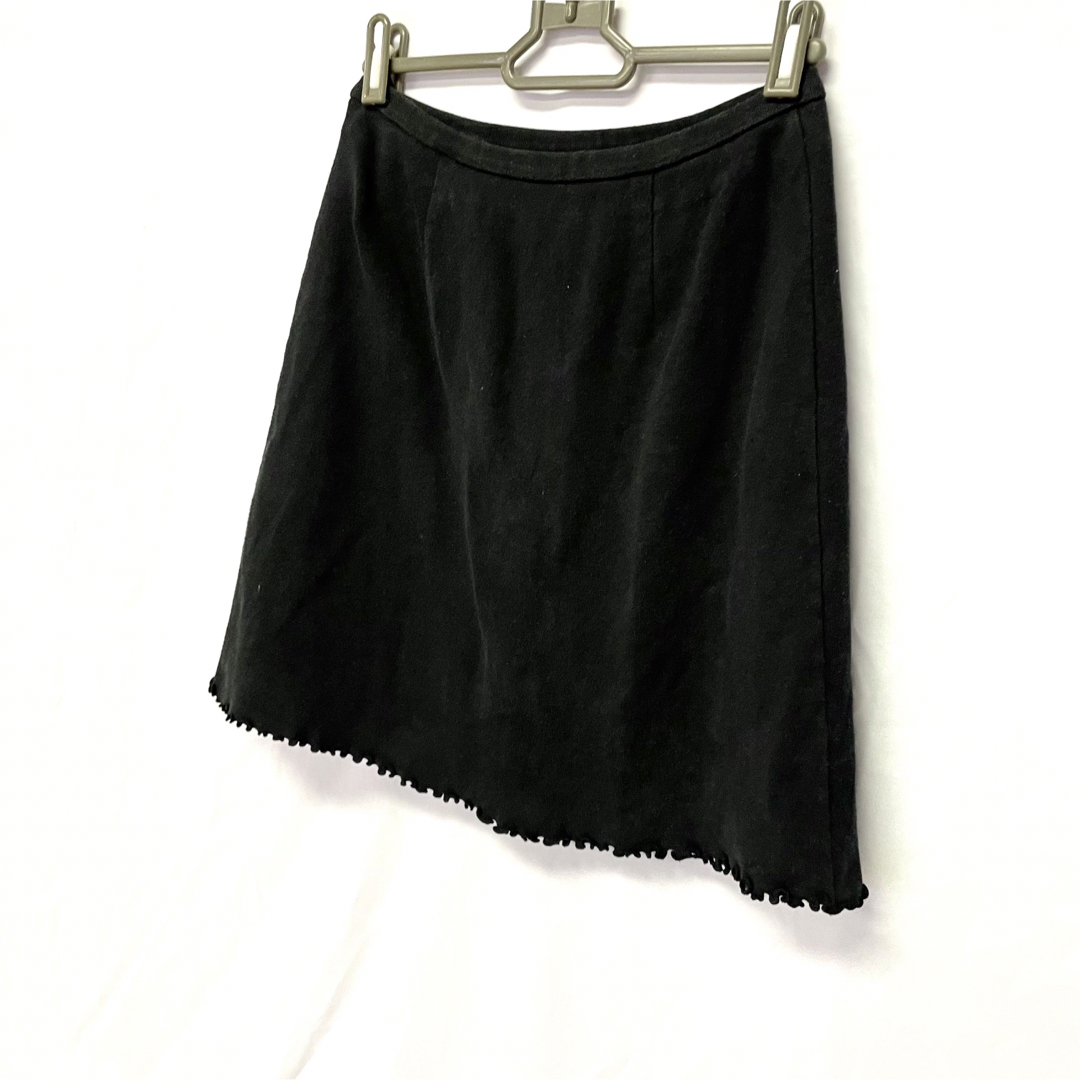 Lochie(ロキエ)の美品【 vintage 】 レトロスカート スウェットスカート　モードデザイン レディースのスカート(ひざ丈スカート)の商品写真