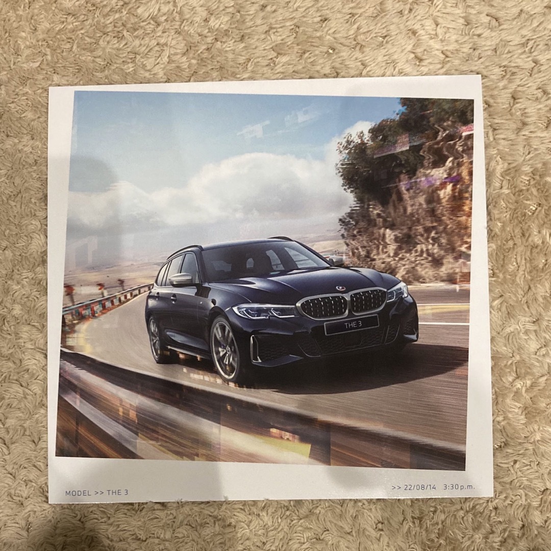 BMW(ビーエムダブリュー)のポスター　タペストリー　BMW  フォト　写真　ノベルティ　インテリア　 エンタメ/ホビーの美術品/アンティーク(絵画/タペストリー)の商品写真