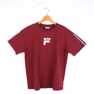 フィラ(FILA)のフィラ 半袖Tシャツ ロゴT スポーツウエア メンズ Lサイズ エンジ FILA(Tシャツ/カットソー(半袖/袖なし))