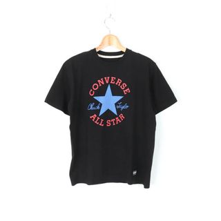 コンバース 半袖Tシャツ グラフィックT オールスター スポーツウエア レディース Lサイズ ブラック CONVERSE