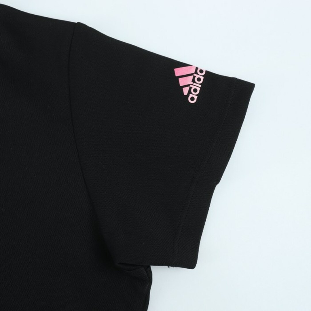 adidas(アディダス)のアディダス 半袖Tシャツ クライマ365 袖ロゴ スポーツウエア レディース Lサイズ ブラック adidas レディースのトップス(Tシャツ(半袖/袖なし))の商品写真