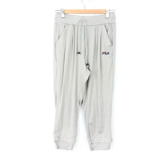 フィラ(FILA)のフィラ クロップドパンツ ジョガーパンツ スポーツウエア レディース Mサイズ グレー FILA(クロップドパンツ)