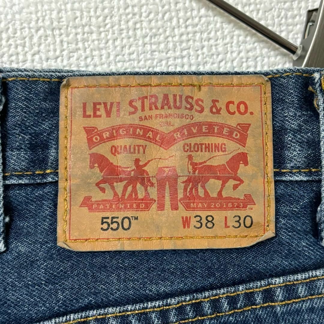 Levi's(リーバイス)のリーバイス550 Levis W38 ダークブルーデニム 青 パンツ 8186 メンズのパンツ(デニム/ジーンズ)の商品写真