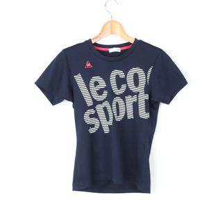 ルコックスポルティフ(le coq sportif)のルコックスポルティフ 半袖Tシャツ ロゴT スポーツウエア レディース Mサイズ ネイビー le coq sportif(Tシャツ(半袖/袖なし))