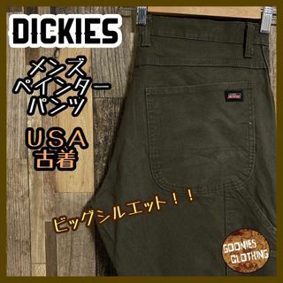 ディッキーズ メンズ ペインターパンツ ロゴ 36 XL USA古着 90s(ワークパンツ/カーゴパンツ)