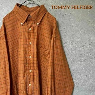 TOMMY HILFIGER - TOMMY HILFIGER トミーヒルフィガー シャツ 長袖 ゆるダボ L