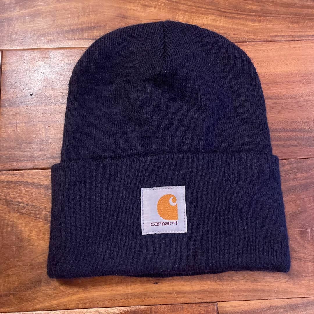 carhartt(カーハート)の日本未発売 カーハート ビーニー ニット帽 帽子 キャップ NFL ネイビー メンズの帽子(ニット帽/ビーニー)の商品写真