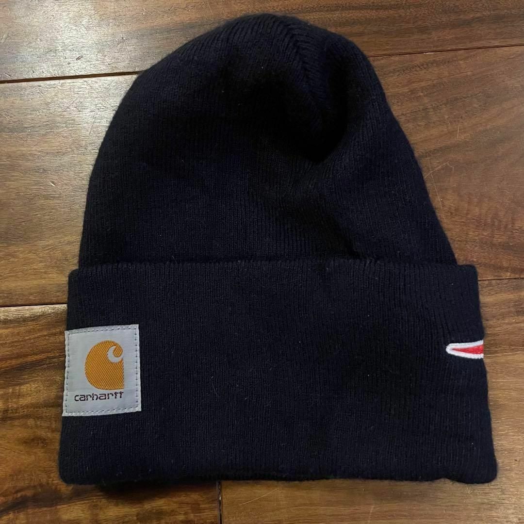 carhartt(カーハート)の日本未発売 カーハート ビーニー ニット帽 帽子 キャップ NFL ネイビー メンズの帽子(ニット帽/ビーニー)の商品写真