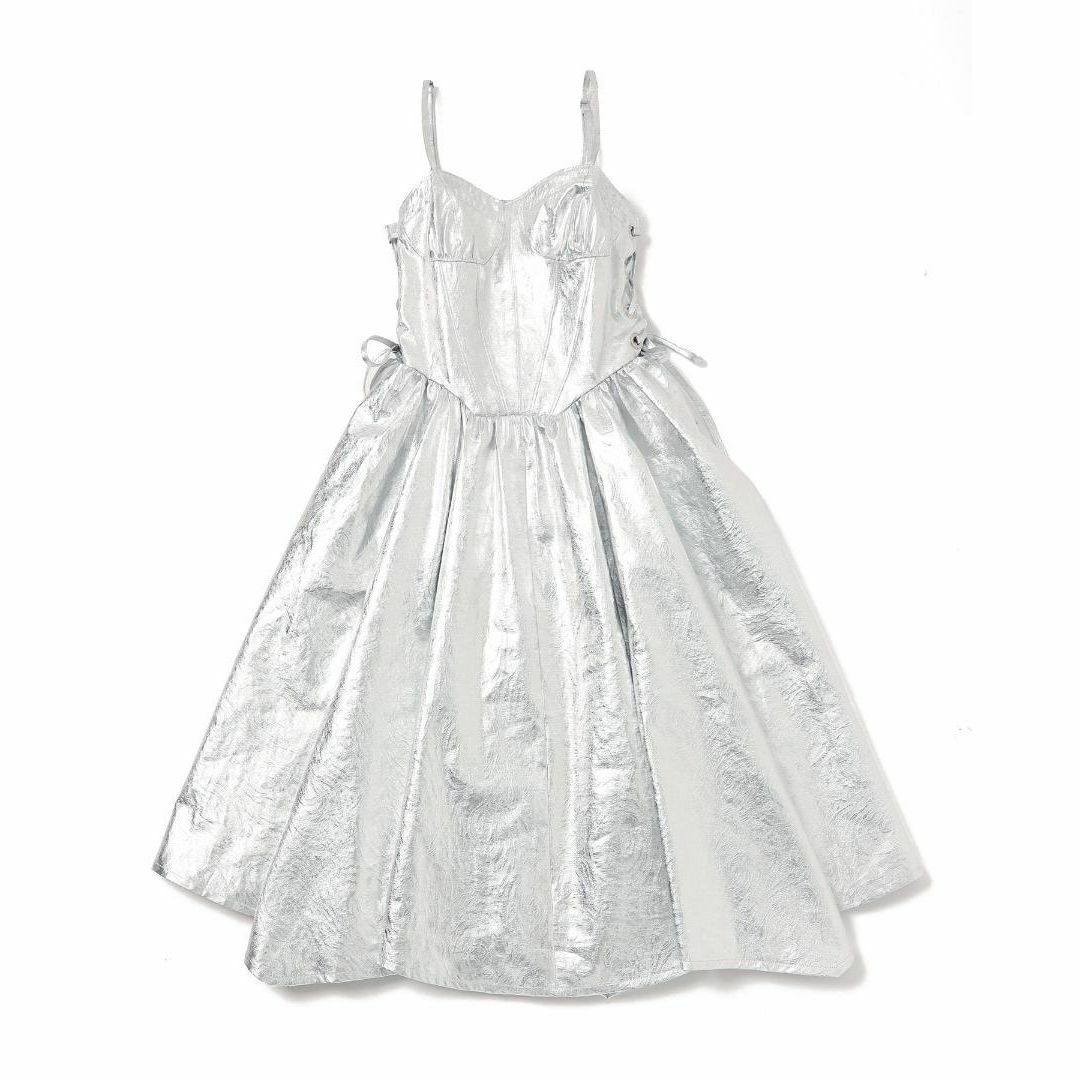 即完売 新品未開封 POPPY あさぎーにょ SILVER CAMI DRESS レディースのワンピース(ロングワンピース/マキシワンピース)の商品写真