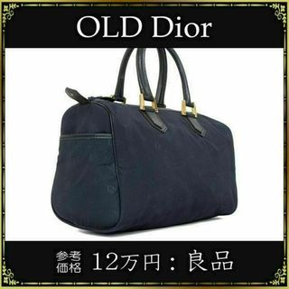 クリスチャンディオール(Christian Dior)の【全額返金保証・送料無料】オールドディオールのハンドバッグ・正規品・ロゴ総柄(ハンドバッグ)