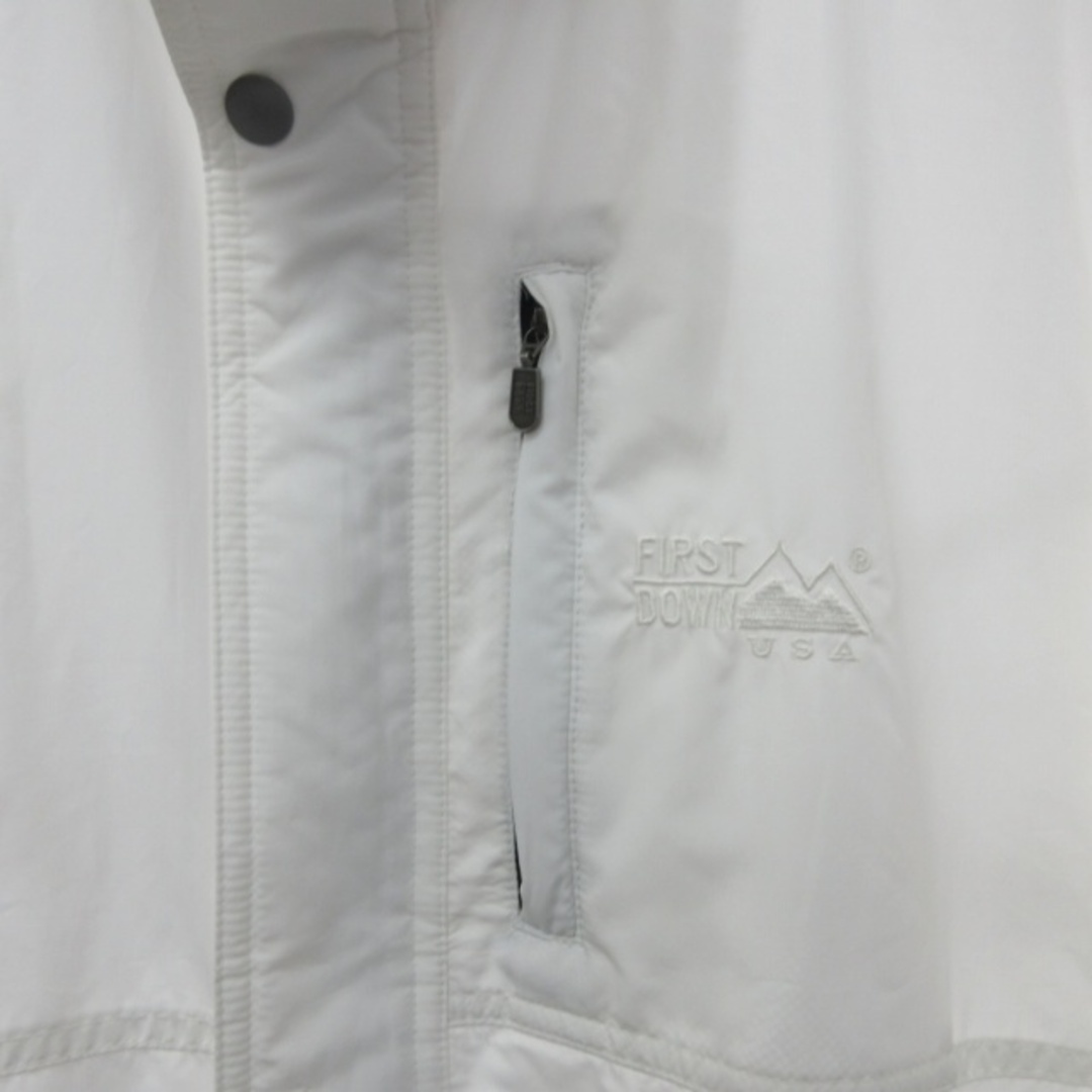 ファーストダウン 美品 90s 白 ジャケット ホワイト M ■GY31 メンズのジャケット/アウター(ブルゾン)の商品写真
