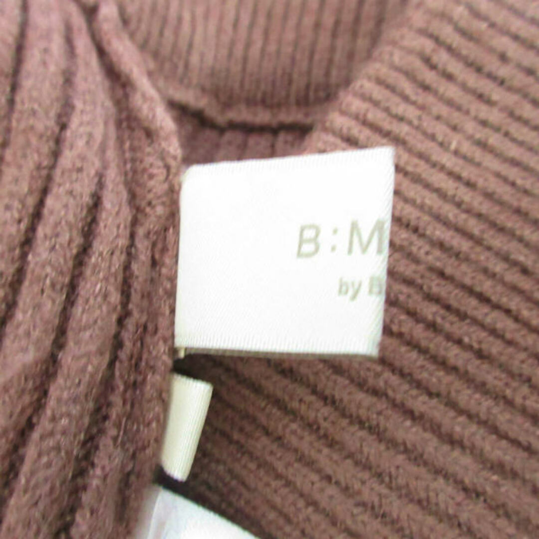 B:MING LIFE STORE by BEAMS(ビーミング ライフストア バイ ビームス)のビーミングバイビームスリブニット ロングスカート タイト ブラウン ■GY31 レディースのスカート(ロングスカート)の商品写真