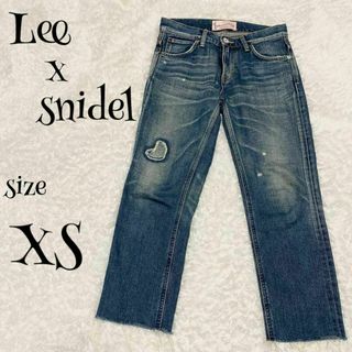 SNIDEL - Lee × snidel リー スナイデル ☆ デニムパンツ ダメージ ハート