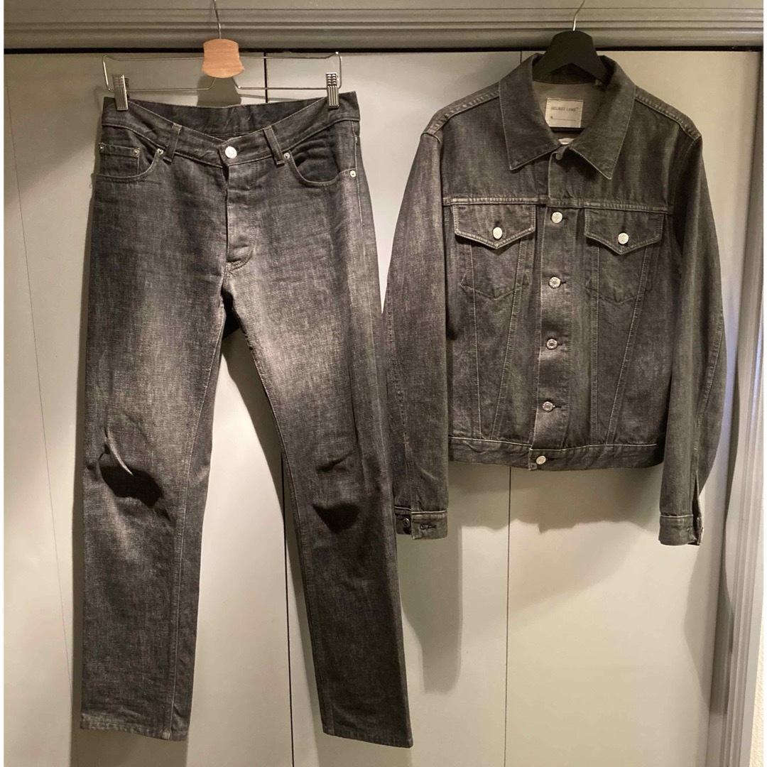 HELMUT LANG - helmut lang 本人期 ブラックデニムセットアップ HELMUT LANG - helmut lang 本人期 ブラックデニムセットアップ