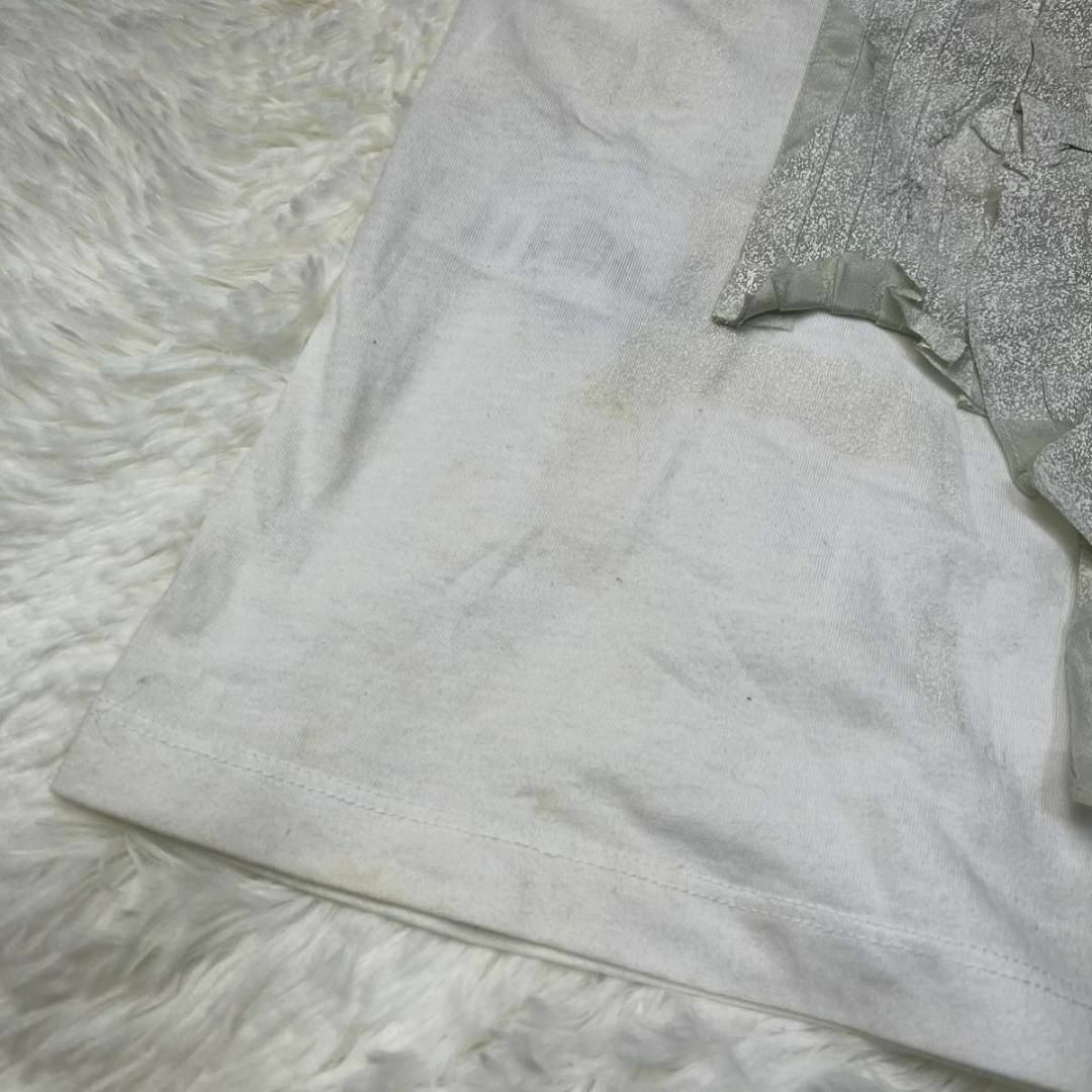 PRADA(プラダ)のPRADA プラダ Tシャツ 半袖 フリル 白 M レディースのトップス(Tシャツ(半袖/袖なし))の商品写真