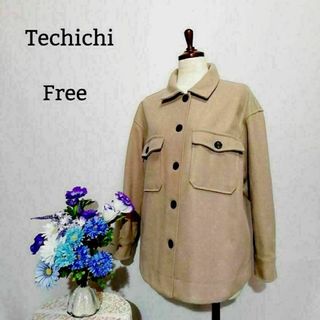 Techichi - コート　Techichi　極上美品新品同様　Freeサイズ　ベージュ系